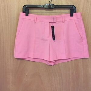 COPY - Theory Poe shorts in pink rose